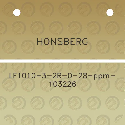 honsberg-lf1010-3-2r-0-28-ppm-103226