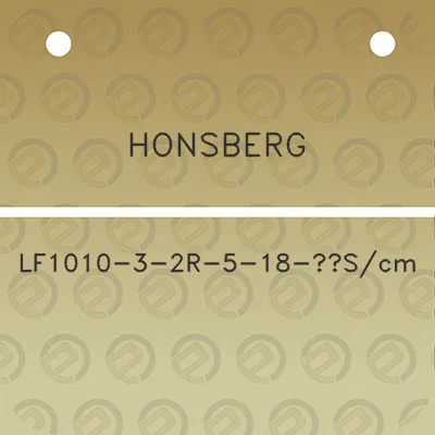 honsberg-lf1010-3-2r-5-18-scm