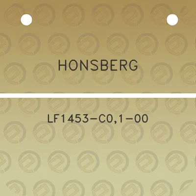 honsberg-lf1453-c01-00