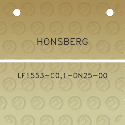 honsberg-lf1553-c01-dn25-00