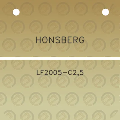 honsberg-lf2005-c25