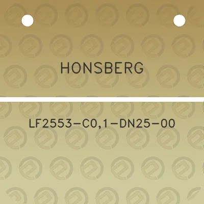 honsberg-lf2553-c01-dn25-00