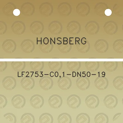 honsberg-lf2753-c01-dn50-19