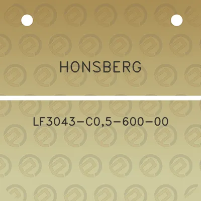 honsberg-lf3043-c05-600-00