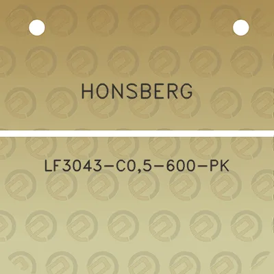 honsberg-lf3043-c05-600-pk