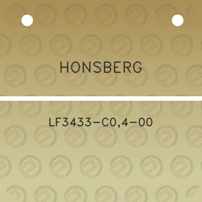 honsberg-lf3433-c04-00