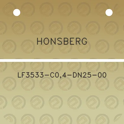 honsberg-lf3533-c04-dn25-00