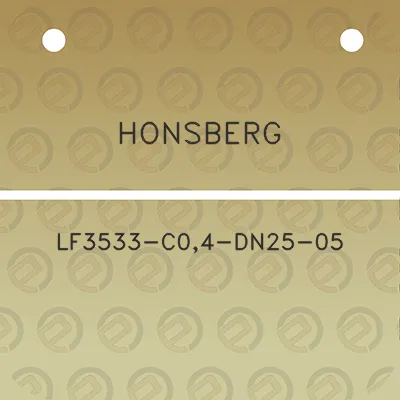 honsberg-lf3533-c04-dn25-05