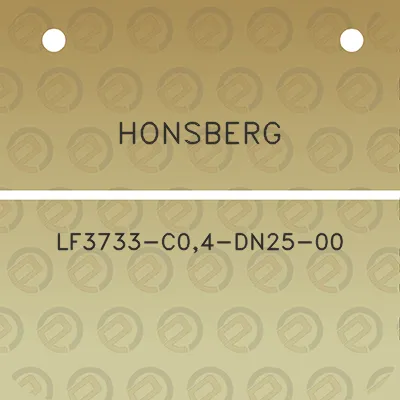 honsberg-lf3733-c04-dn25-00