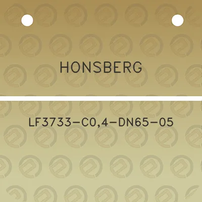 honsberg-lf3733-c04-dn65-05