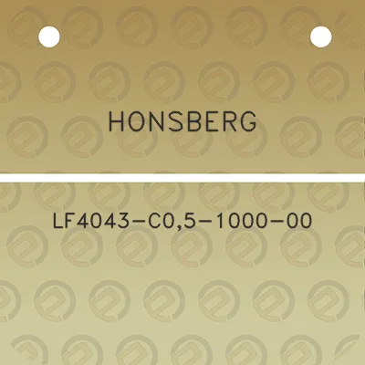 honsberg-lf4043-c05-1000-00