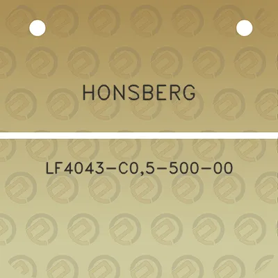 honsberg-lf4043-c05-500-00