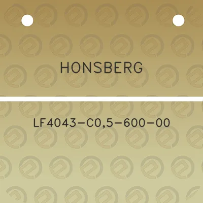 honsberg-lf4043-c05-600-00