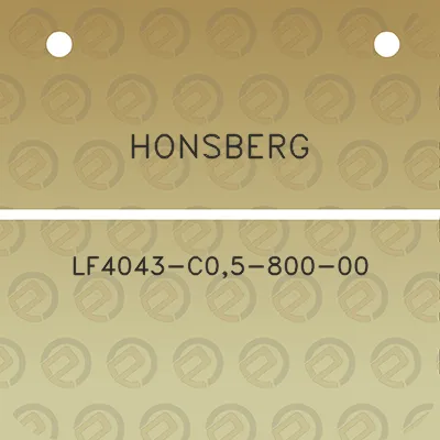 honsberg-lf4043-c05-800-00