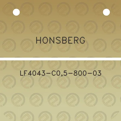 honsberg-lf4043-c05-800-03