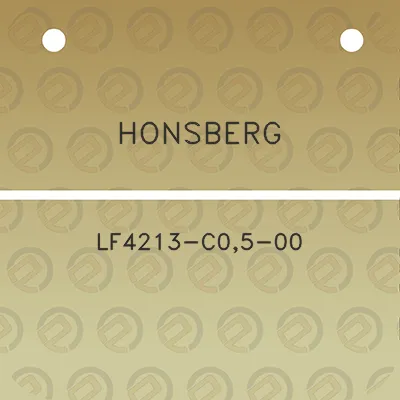 honsberg-lf4213-c05-00