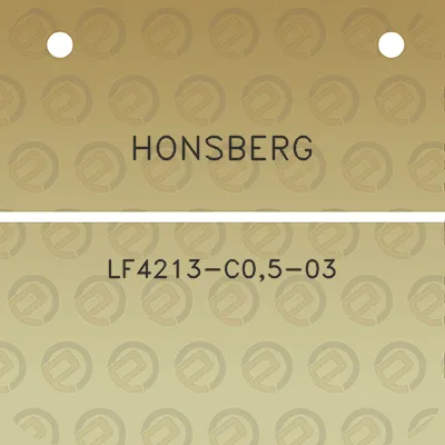 honsberg-lf4213-c05-03