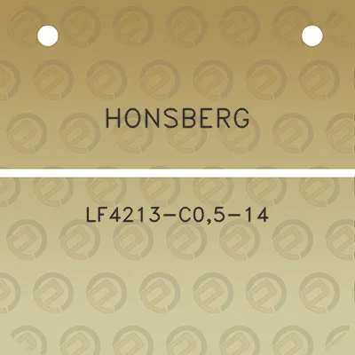 honsberg-lf4213-c05-14