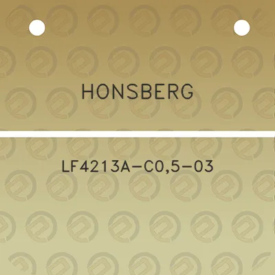 honsberg-lf4213a-c05-03