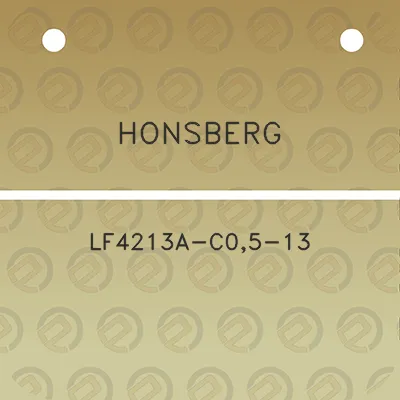 honsberg-lf4213a-c05-13