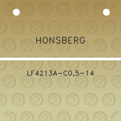 honsberg-lf4213a-c05-14