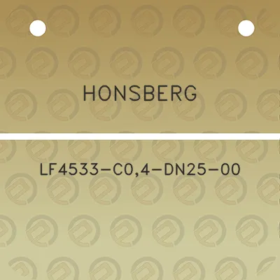 honsberg-lf4533-c04-dn25-00