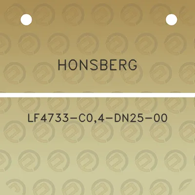 honsberg-lf4733-c04-dn25-00