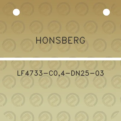 honsberg-lf4733-c04-dn25-03