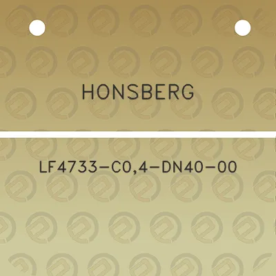 honsberg-lf4733-c04-dn40-00