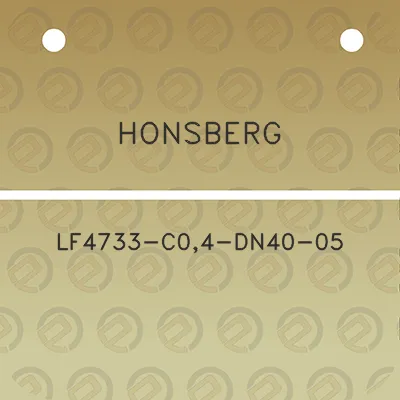 honsberg-lf4733-c04-dn40-05