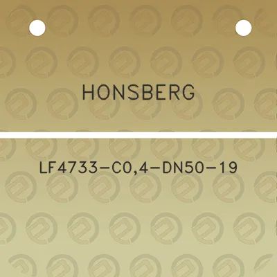 honsberg-lf4733-c04-dn50-19