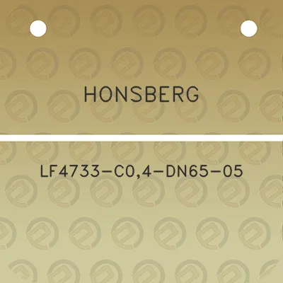 honsberg-lf4733-c04-dn65-05