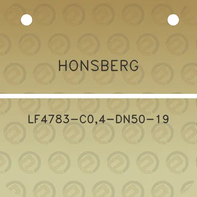 honsberg-lf4783-c04-dn50-19