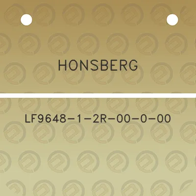 honsberg-lf9648-1-2r-00-0-00