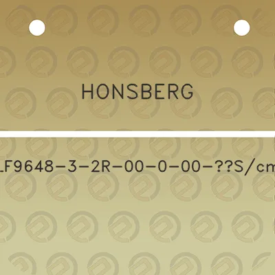 honsberg-lf9648-3-2r-00-0-00-scm