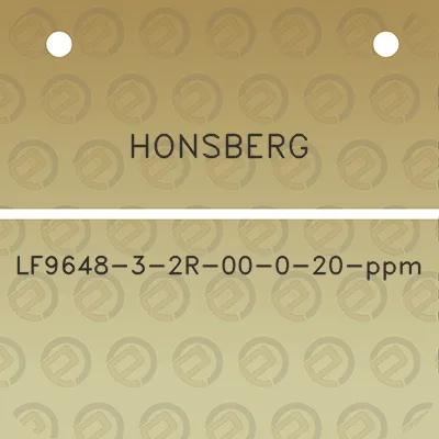 honsberg-lf9648-3-2r-00-0-20-ppm