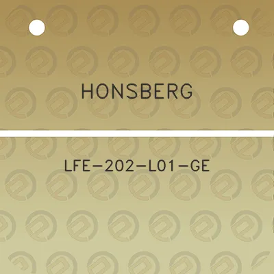 honsberg-lfe-202-l01-ge