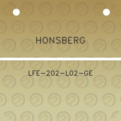 honsberg-lfe-202-l02-ge