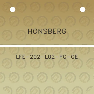 honsberg-lfe-202-l02-pg-ge