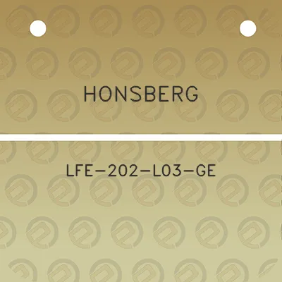 honsberg-lfe-202-l03-ge