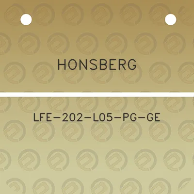 honsberg-lfe-202-l05-pg-ge