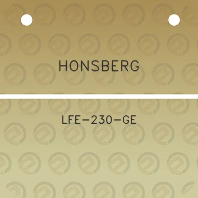 honsberg-lfe-230-ge