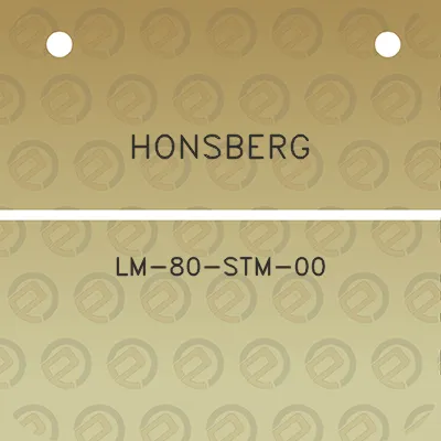 honsberg-lm-80-stm-00