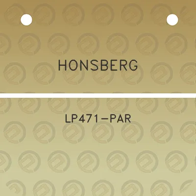 honsberg-lp471-par