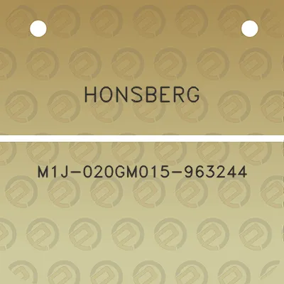 honsberg-m1j-020gm015-963244