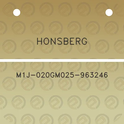 honsberg-m1j-020gm025-963246