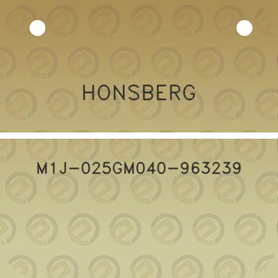 honsberg-m1j-025gm040-963239