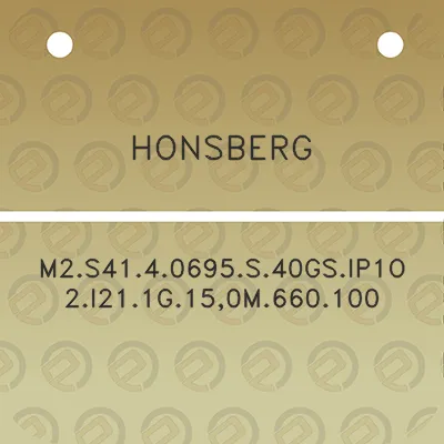 honsberg-m2s4140695s40gsip1o2i211g150m660100