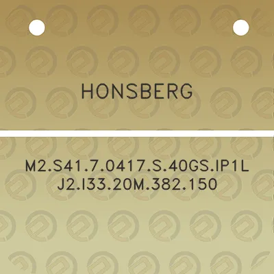 honsberg-m2s4170417s40gsip1lj2i3320m382150