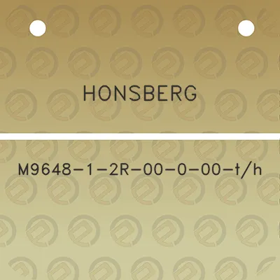 honsberg-m9648-1-2r-00-0-00-th